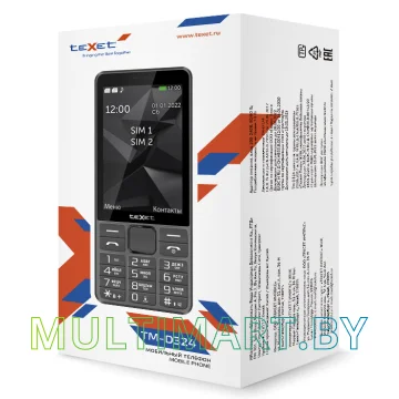 Мобильный телефон TeXet TM-D324 (черный) картинка 5